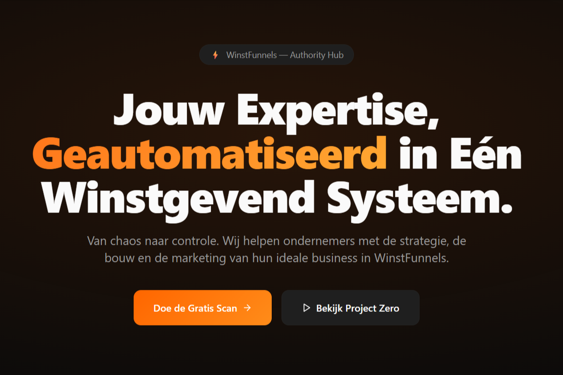 Refreshed OS - Jouw Expertise Geautomatiseerd in Één Winstgevend Systeem
