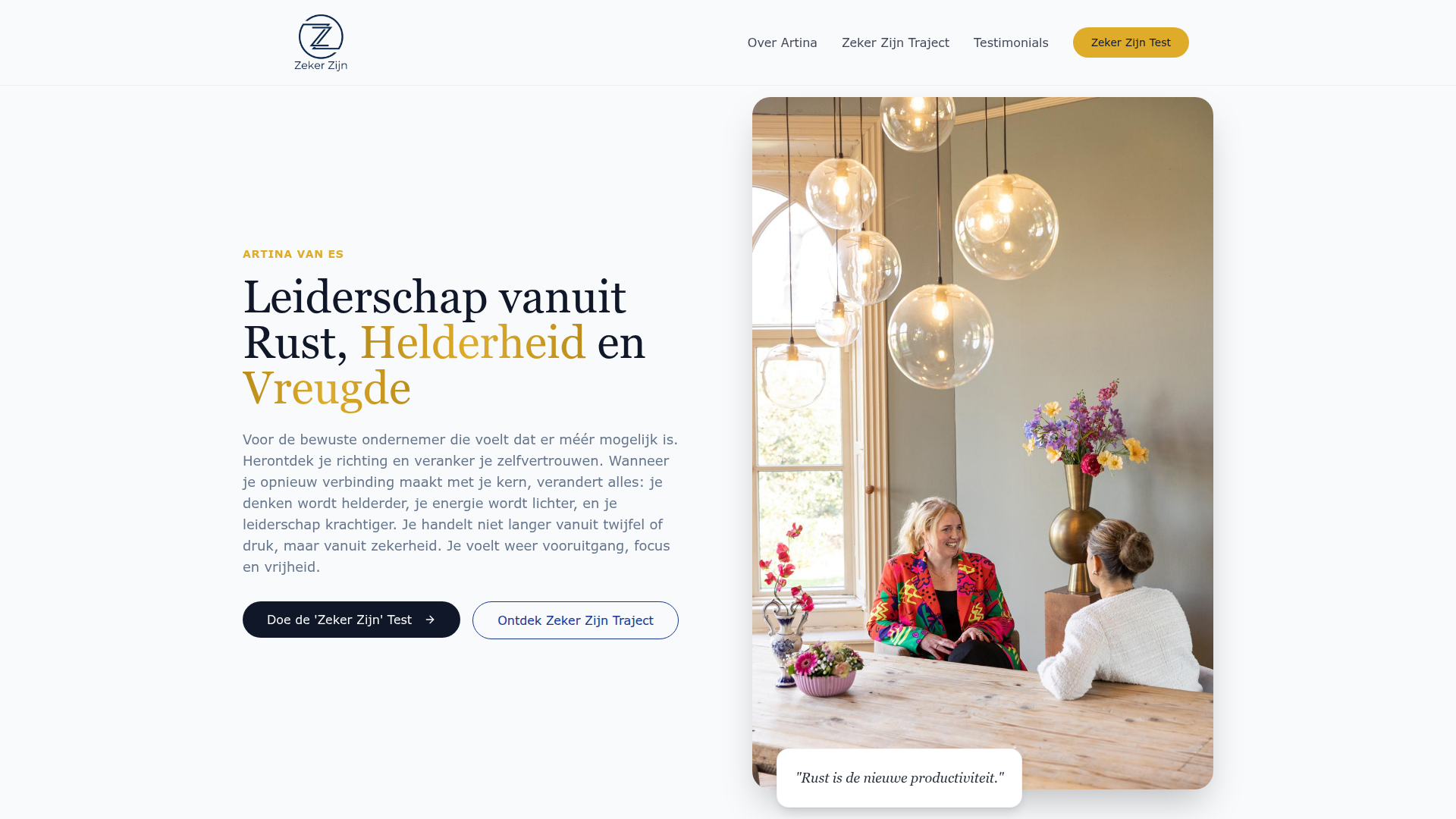 Website ontwerp voor Artina van Es - WinstFunnel + Webdesign door Refreshed Webdesign