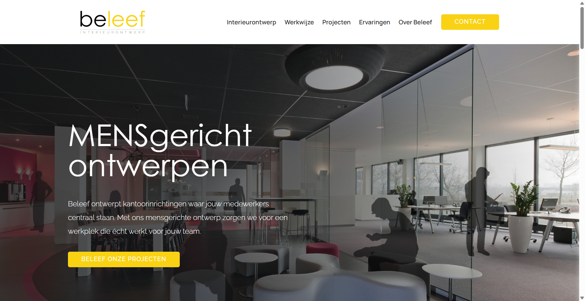 Website ontwerp voor Beleef Interieurontwerp - Webdesign door Refreshed Webdesign