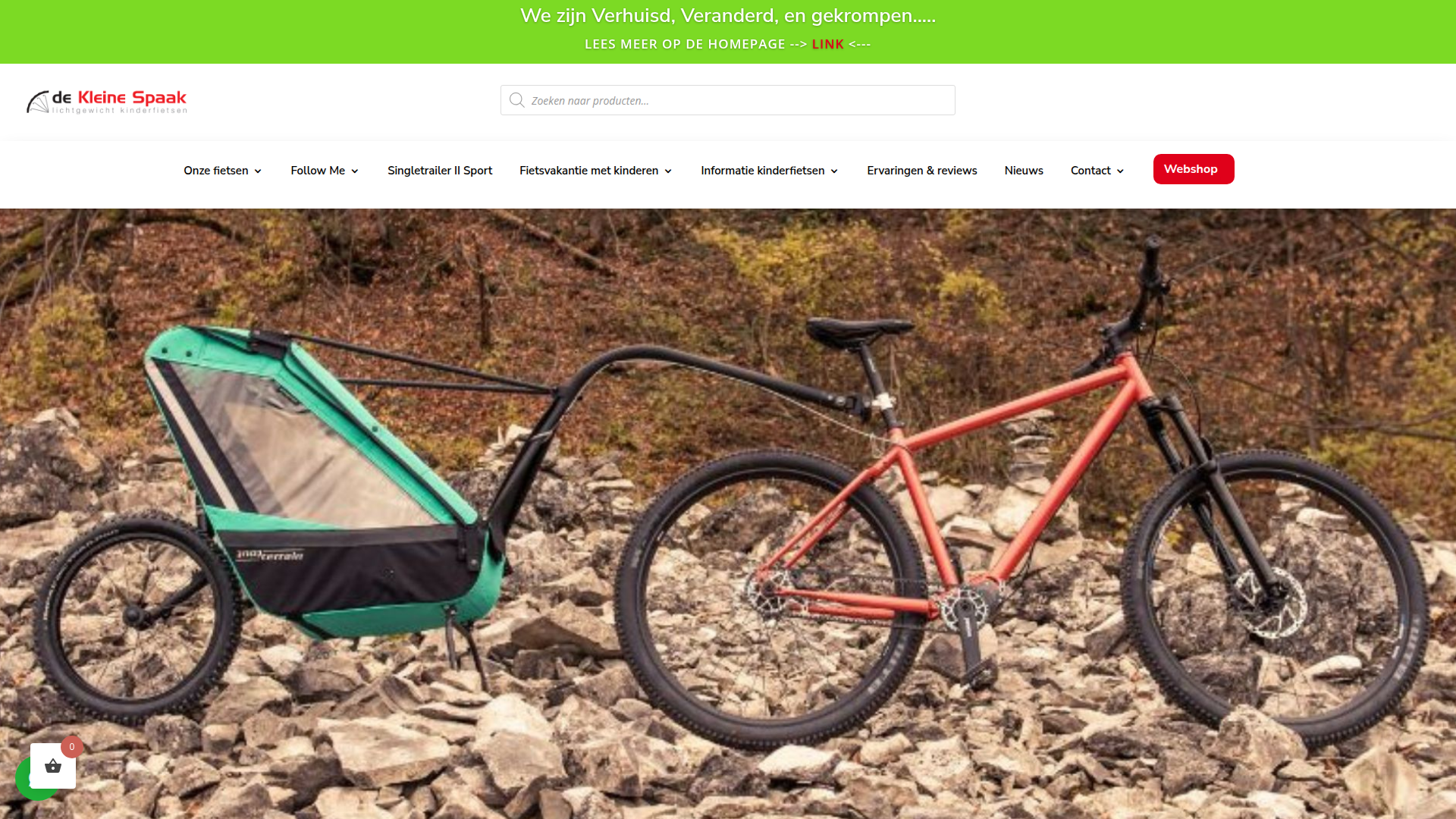 Website ontwerp voor De Kleine Spaak - Webdesign + SEO door Refreshed Webdesign