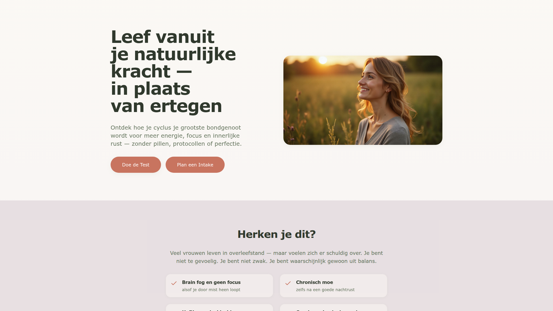 Website ontwerp voor Dineke - Refreshed OS + Webdesign door Refreshed Webdesign