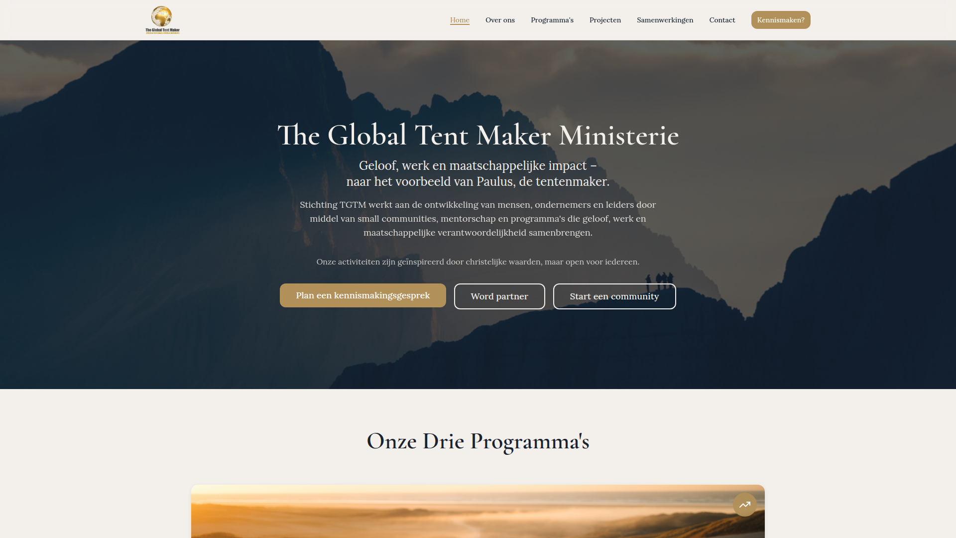 Website ontwerp voor Global Tent Maker - Webdesign door Refreshed Webdesign