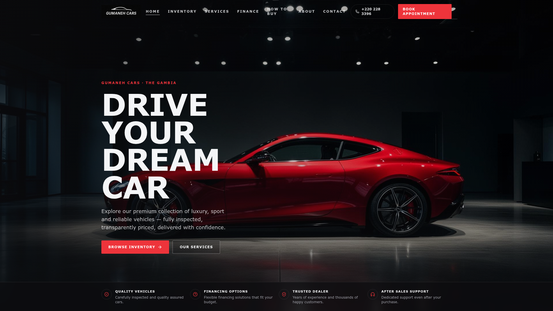 Website ontwerp voor Gumaneh Cars - Webdesign door Refreshed Webdesign