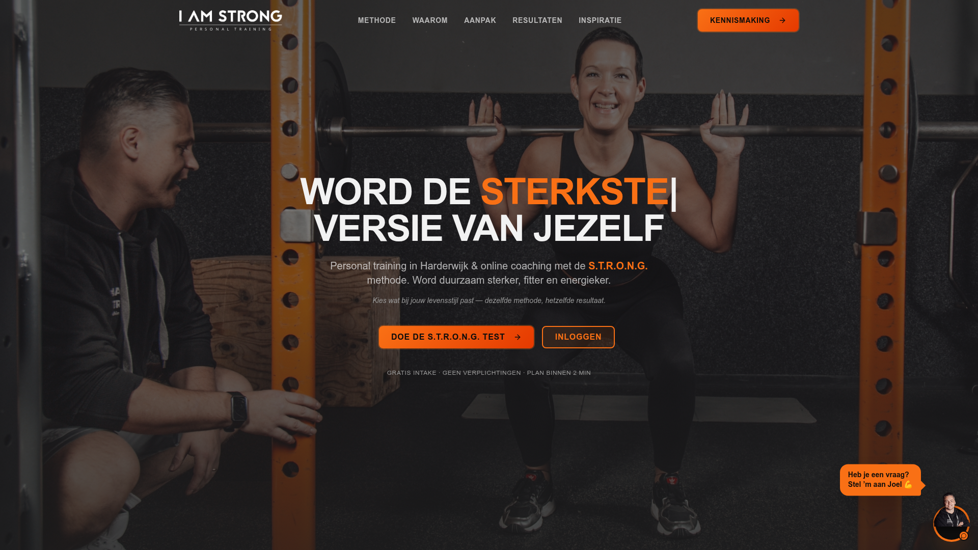 Website ontwerp voor I Am Strong Personal Training - Webdesign door Refreshed Webdesign