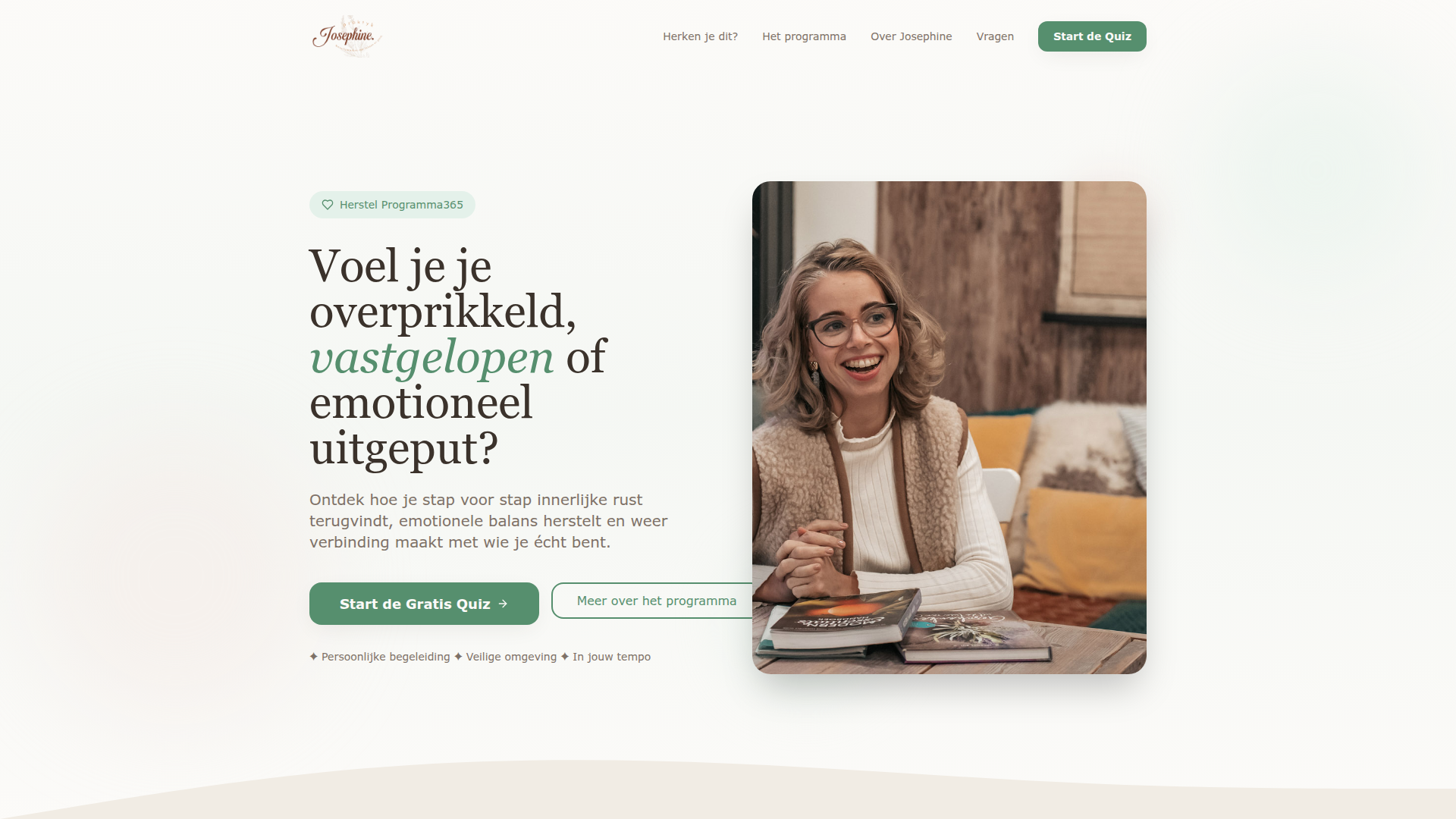 Website ontwerp voor Josephine - WinstFunnel + Webdesign door Refreshed Webdesign