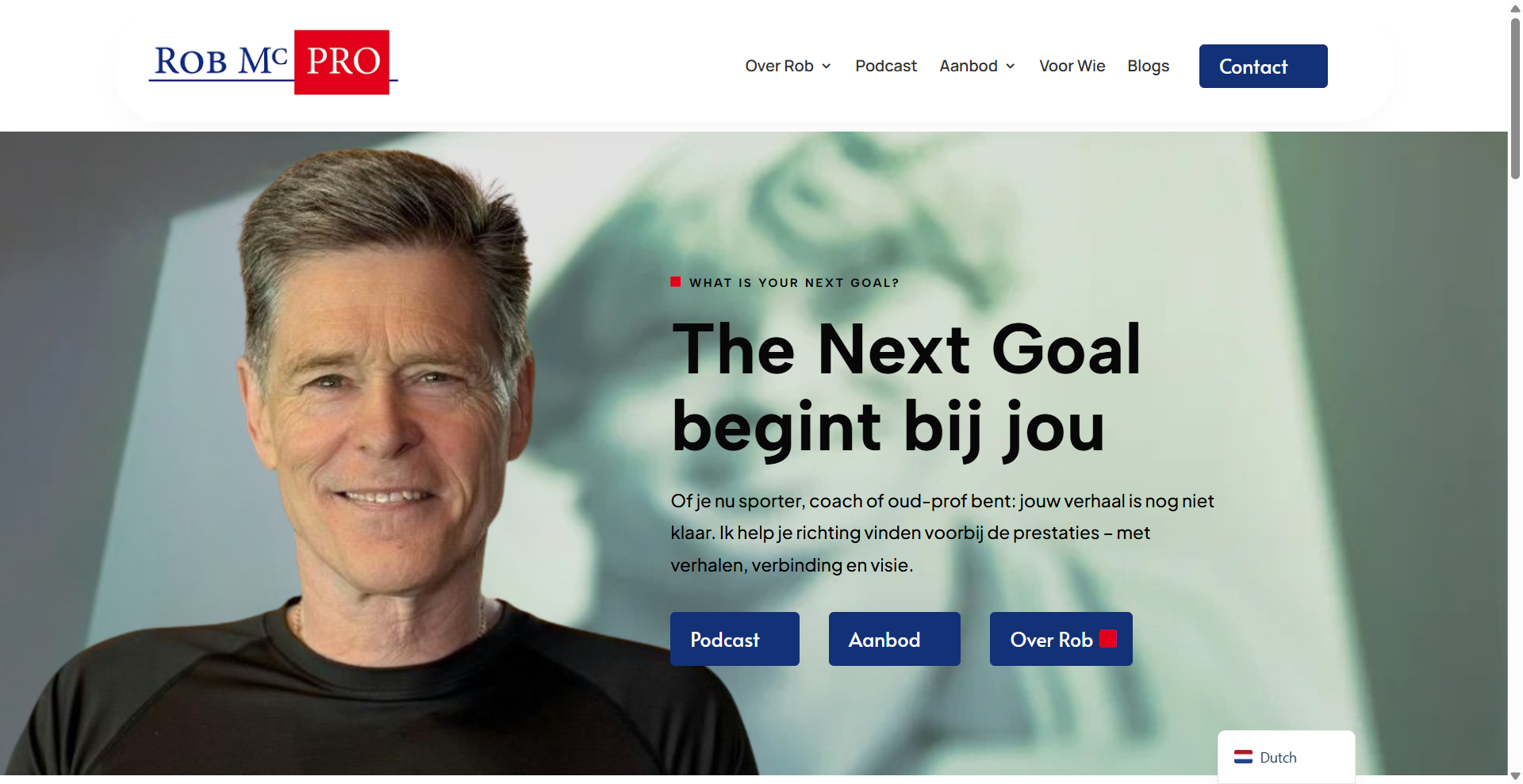 Website ontwerp voor Rob Mc Pro - Webdesign + Branding door Refreshed Webdesign